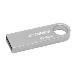 USB STICK KINGSTON; model: DTSE9H/64GB DATATRAVEL; capacitate: 64 GB; interfata: 2.0; culoare: GRI