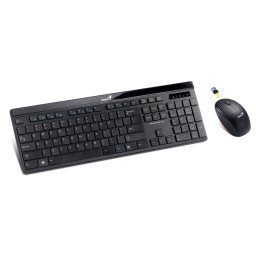 Kit Tastatura + Mouse GENIUS; model: SLIMSTAR I8150; layout: US; NEGRU; USB;