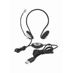 CASCA CU MICROFON GEMBIRD; model: MHS-108; NEGRU;USB