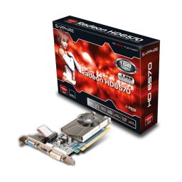 Placa video SAPPHIRE 1024 MB; GDDR3; 128 bit; PCI-E 16x; AMD Radeon HD 6570; VGA; DVI; HDMI