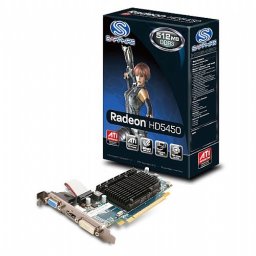 Placa Video Saphire PCI-E ATI RADEON HD5450 1 GB DDR3 64 BIT RETAIL