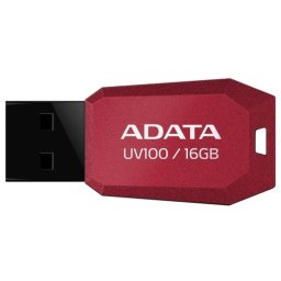 USB STICK ADATA; model: AUV100-16G-RRD; capacitate: 16 GB; culoare: ROSU