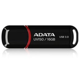 USB STICK ADATA; model: AUV150-16G-RBK; capacitate: 16 GB; culoare: NEGRU; USB 3.0