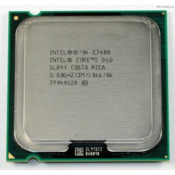 PROCESOR: INTEL; CORE 2 DUO; E7400; 2.8 GHz; socket: LGA775; REF