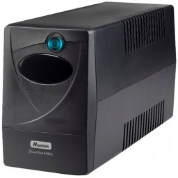 UPS MUSTEK; model: POWERMUST 424EG 400VA; format: TOWER; iesiri: 2; baterii NOI; stare: NOU