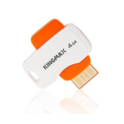 USB STICK KINGMAX; model: KM04GPD01; capacitate: 4 GB; interfata: 2.0; culoare: ORANGE,