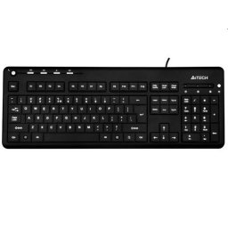 Tastatura A4TECH; model: KD-126-2; layout: US; ALB; USB; KD-126-2