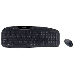 Kit Tastatura + Mouse GENIUS; model: KB-8005; layout: US; NEGRU; USB; Wireless
