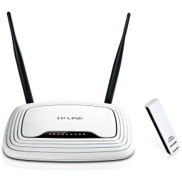 ROUTER cu management, TP-LINK model: 300 Mbps Router; WIRELESS; PORTURI: 4 x RJ-45 10/100; "TL-WR300KIT