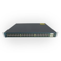SWITCH CISCO; model: 3500 XL; MANAGEMENT; PORT CONSOLA; PORTURI: 48 x RJ-45 10/100; 2 x GBIC ; WS-C3548-XL-EN