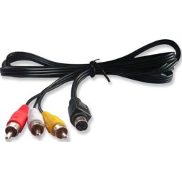 Cablu video; RCA M la mini-DIN 4pini M; 1m