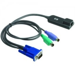 Cablu PC; VGA M la 2 x PS/2, RJ-45 F; 0.3M; "HP p/n: 262588-B21; 520290-3B2B77