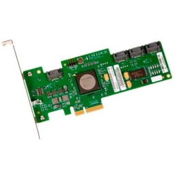 LSI LOGIC Adapter: PCI-E 4X to 4 x eSATA; "PC236A0GKVA2CI, L3-00119-05D, 000009E788"; SH