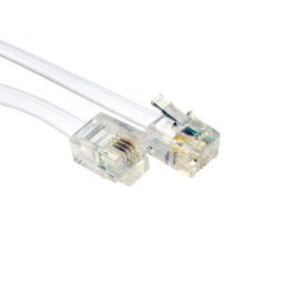 Cablu telefon; RJ-11 M la RJ-11 M; 1m