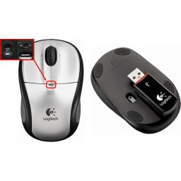 Mouse LOGITECH; model: M-RBS136; PORTOCALIU; USB; WIRELESS; 630-000167, CN0D860J447518CM00BPA00, 0D860J