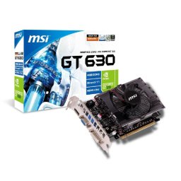 Placa video MSI 4096 MB; GDDR3; 128bit; PCI-E 16x; NVIDIA GeForce GT 630; VGA; DVI; HDMI