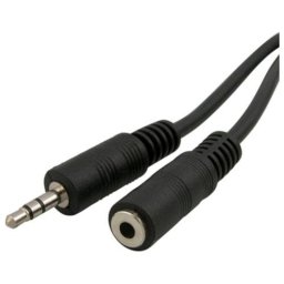 Cablu PC; 1xJACK 3.5 M la 1xJACK 3.5 F; 5m