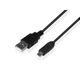 Cablu PC; USB 2.0 A M la micro-USB M; 0.5m