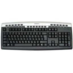 Tastatura A4TECH; model: KR-86; layout: US; NEGRU; USB/PS2; MULTIMEDIA