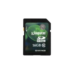 SD CARD KINGSTON; model: SD10V/16GB; capacitate: 16 GB; clasa: 10; culoare: NEGRU