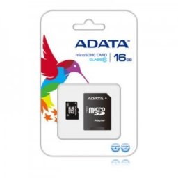 MICRO SD CARD ADATA; capacitate: 16 GB; clasa: 10; culoare: NEGRU