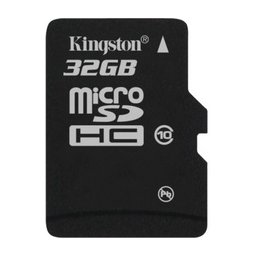MICRO SD CARD KINGSTON; model: SDC10/32GBSP; capacitate: 32 GB; clasa: 10; culoare: NEGRU