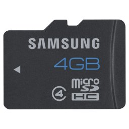 Card de memorie Samsung Micro-SDHC 4GB, Class 4 MB-MS4GB