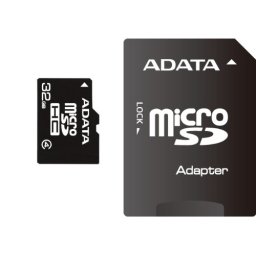 MICRO SD CARD ADATA; model: AUSDH32GCL4-RA1; capacitate: 32 GB; clasa: 4; culoare: NEGRU