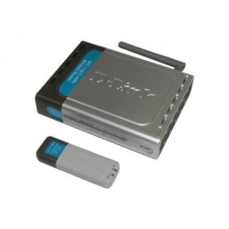 ROUTER cu management, D-LINK model: Wireless G Kit; WIRELESS; PORTURI: 4 x RJ-45 ; "DWL-922