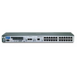 SWITCH cu management, HP model: PRO CURVE 2324; PORTURI: 24 x RJ-45 10/100; "R182057"; SH