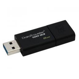 USB STICK KINGSTONE; model: DT100G3/8GB; capacitate: 8 GB; interfata: 3.0; culoare: NEGRU