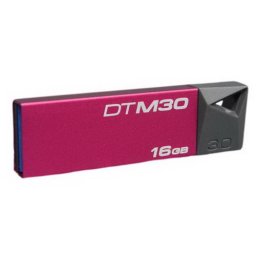 USB STICK KINGSTON; model: DTM30/16GB; capacitate: 16 GB; interfata: 3.0; culoare: ROSU;