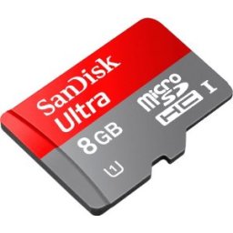 MICRO SD CARD SANDISK; model: U46; capacitate: 8 GB; clasa: 10; culoare: RG;Adaptor