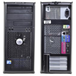 Dell, OPTIPLEX 760, Intel Core 2 Duo E7500, 2.93 GHz, video: Intel GMA 4500; TOWER