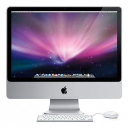 APPLE iMac A1224; 20"; Intel Core 2 Duo T7300 2 GHz; 1 GB RAM; 250 GB HDD; ATI Mob Radeon HD 2400 XT 256MB; DVDRW; All In One