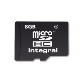 MICRO SD CARD INTEGRAL; model: INMSDH8G4NAV2; capacitate: 8 GB; clasa: 4; culoare: NEGRU