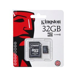 SD CARD KINGSTON; model: SDC10/32GB; capacitate: 32 GB; clasa: 10; culoare: NEGRU