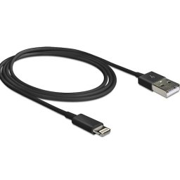 Cablu TELEFON;DELOCK; USB A la ALIMENTARE IPHONE 5 ; 1m
