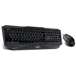 Kit Tastatura + Mouse GENIUS; model: KM-G230; layout: US; NEGRU; USB; Wireless