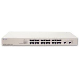 SWITCH REPOTEC; model: G3224D; MANAGEMENT; PORTURI: 24 x RJ-45 10/100; 2 x GBIC ; REF