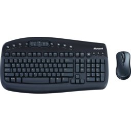 Kit Tastatura + Mouse MICROSOFT; model: DESKTOP 1000; layout: US; NEGRU; USB; WIRELESS; MULTIMEDIA