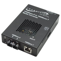 TRANSITION NETWORKS 1000BASE-SFP TO 1000BASE-T MEDIA CONVERTOR; SGETF1040-110