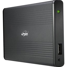 HDD ENCLOSER SPIRE; USB 2.0; "SP155SUO-BK-EU