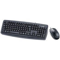Kit Tastatura + Mouse GENIUS; model: KM-130; layout: US; BLACK; USB