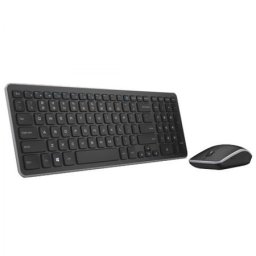 Kit Tastatura + Mouse DELL; model: KM 714; layout: US; NEGRU; USB; WIRELESS; MULTIMEDIA; "385Y9