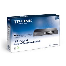 SWITCH TP-LINK; model: TL-SG1016D; PORTURI: 16 x RJ-45 10/100/1000