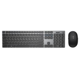 Kit Tastatura + Mouse DELL; model: KM 717; layout: UK; NEGRU; USB; WIRELESS; MULTIMEDIA