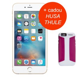 Telefon Mobil Apple iPhone 6 16GB Gold Refurbished + HUSA THULE CADOU