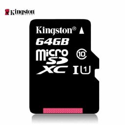 MICRO SD CARD KINGSTON; model: SDC10G2/64GB; capacitate: 64 GB; clasa: 10; culoare: NEGRU