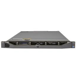 DELL, PowerEdge R610; 2 x Quad Core Xeon E5620, 2.4 GHz; 16 GB RAM; DVD; 6x 2,5" HDD bay; RAID 6i; NO CADDY; size: 1U